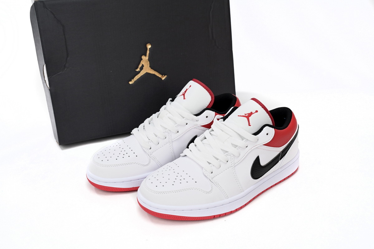 Air Jordan aj1 Low White Red Chicago