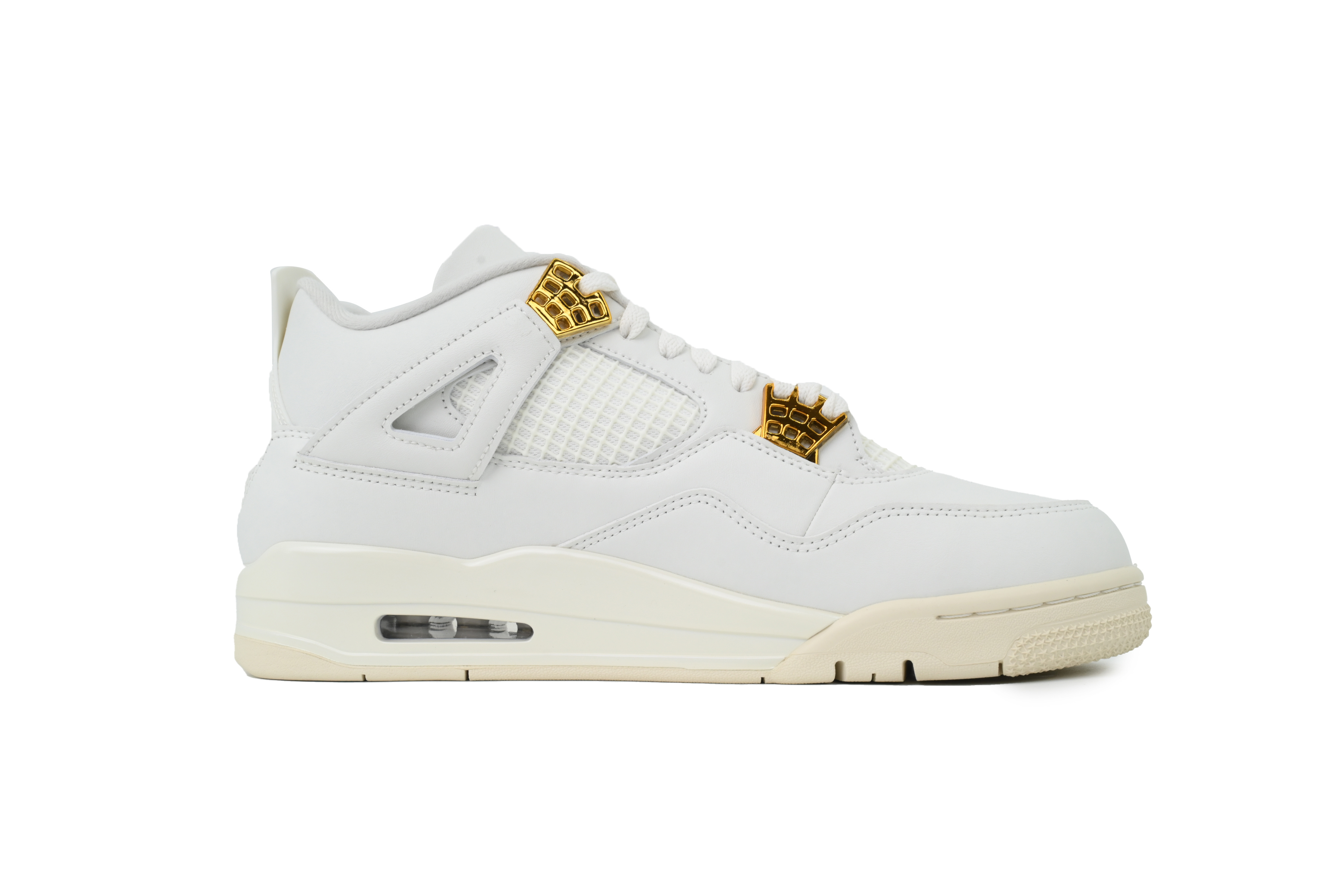 Air Jordan 4 Retro Blanco y Dorado AQ9129170
