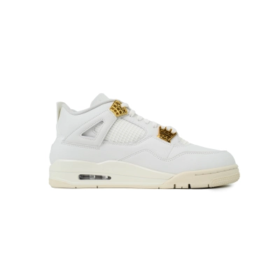 Air Jordan 4 Retro Blanco y Dorado AQ9129170 02