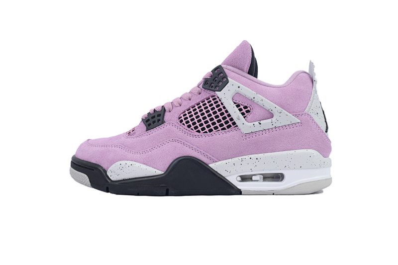 Air Jordan 4 Orchid Orchid Neutral Grey Black White AQ9129 501