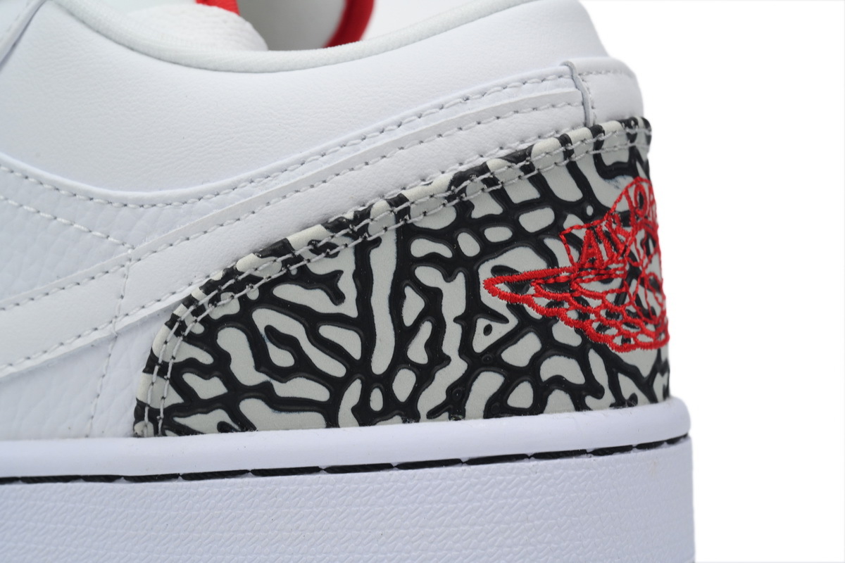 Air Jordan 1 Low White Cement 553558-152