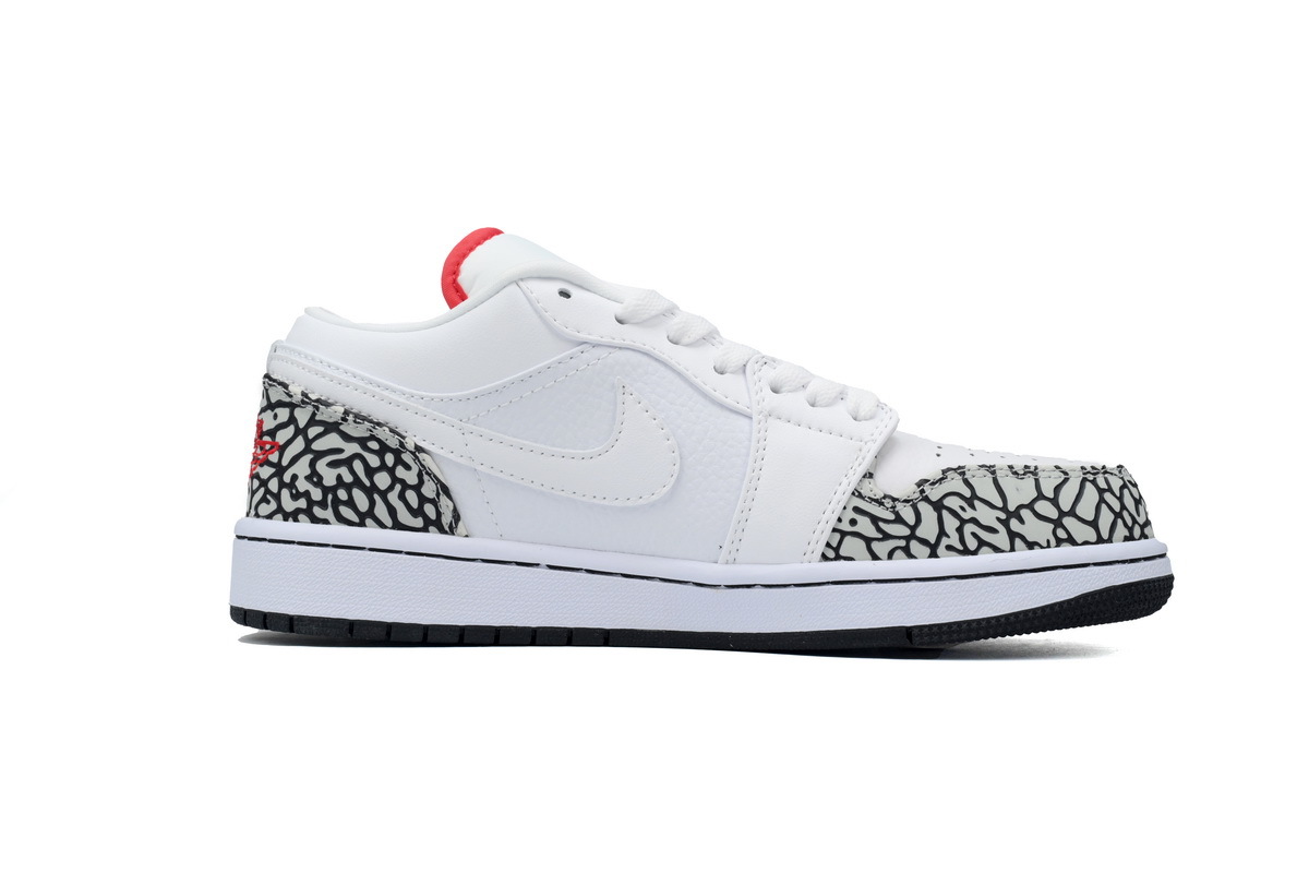 Air Jordan 1 Low White Cement 553558-152