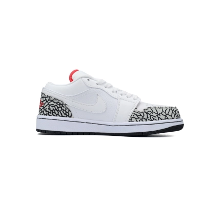Air Jordan 1 Low White Cement 553558-152 02