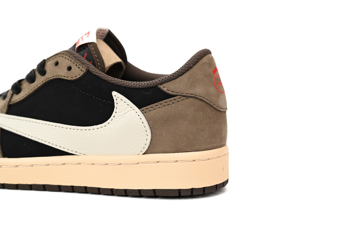 Air Jordan 1 Low OG Medium Olive Black Reverse Swoosh Suede Sneaker CQ4277-001 