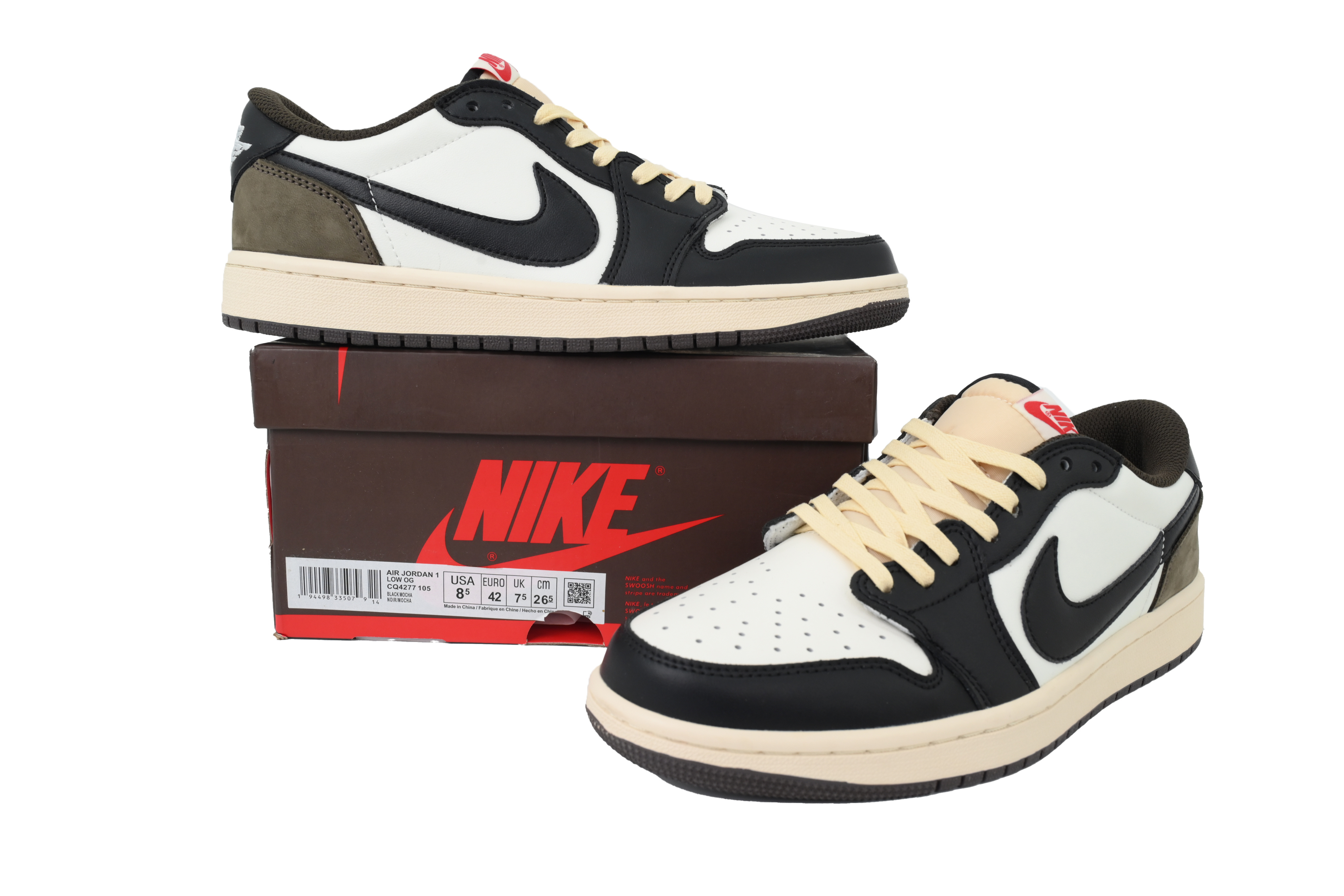  Air Jordan 1 Low Low-bank Mocha CQ4277-105