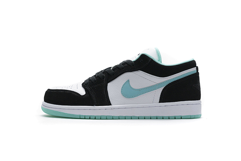 Air Jordan 1 Low Black Island Green White CQ9283-131
