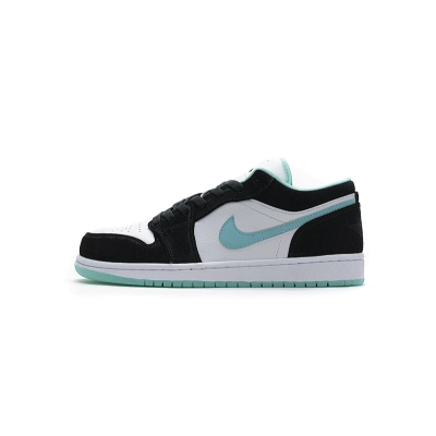 Air Jordan 1 Low Black Island Green White CQ9283-131 01