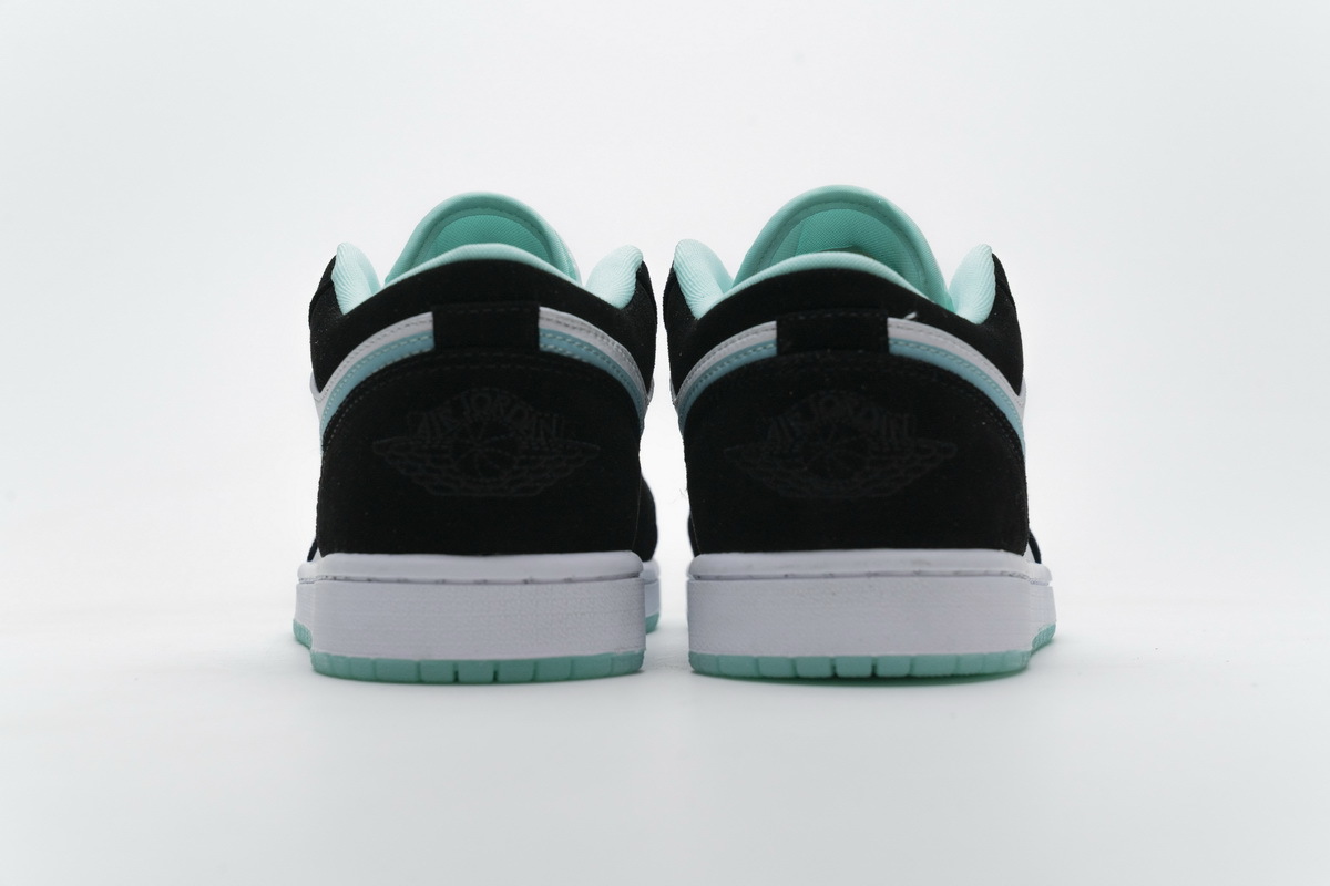 Air Jordan 1 Low Black Island Green White CQ9283-131