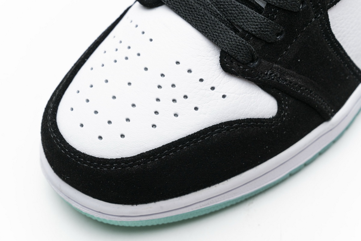 Air Jordan 1 Low Black Island Green White CQ9283-131
