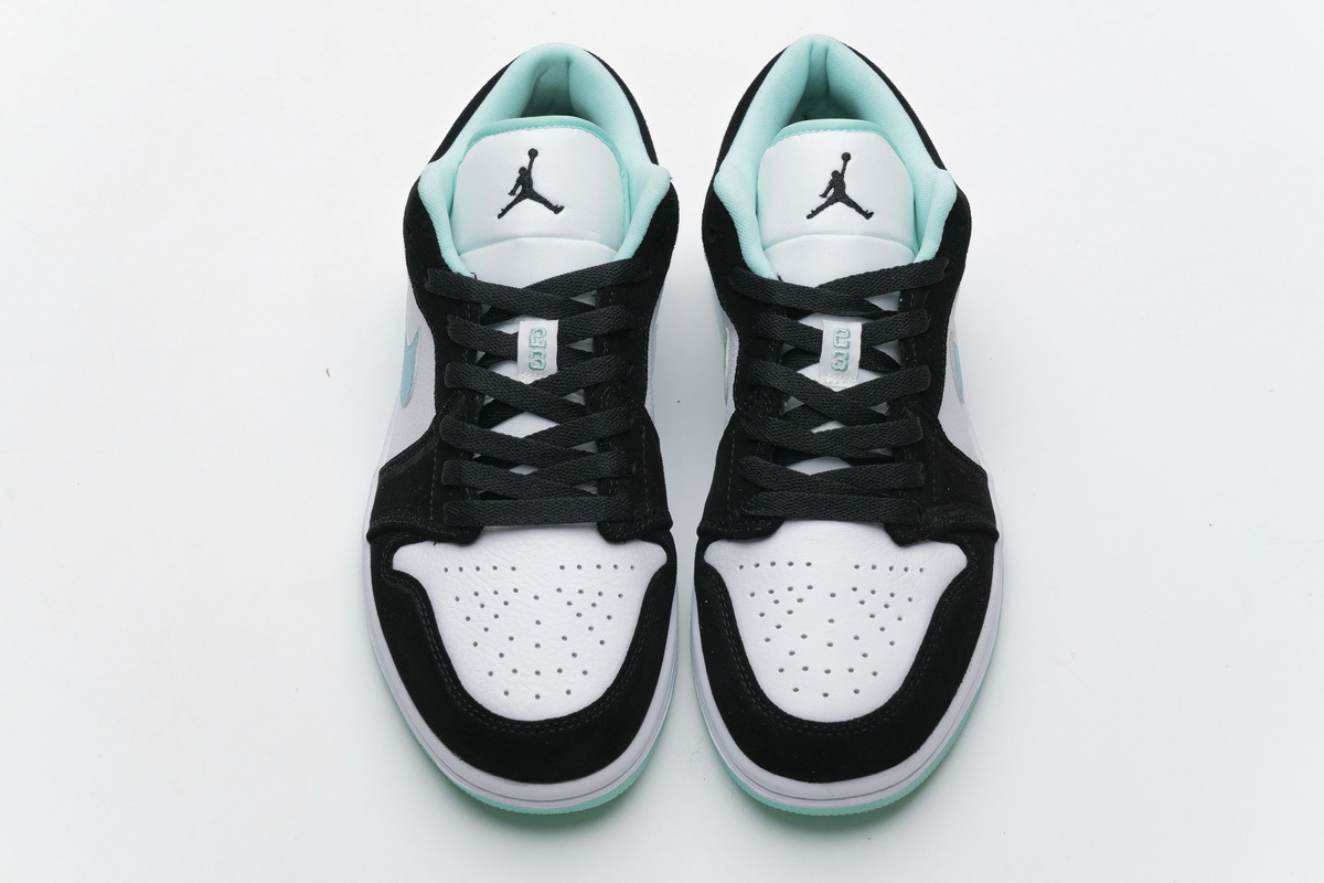 Air Jordan 1 Low Black Island Green White CQ9283-131