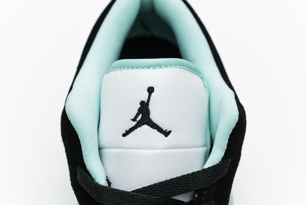 Air Jordan 1 Low Black Island Green White CQ9283-131