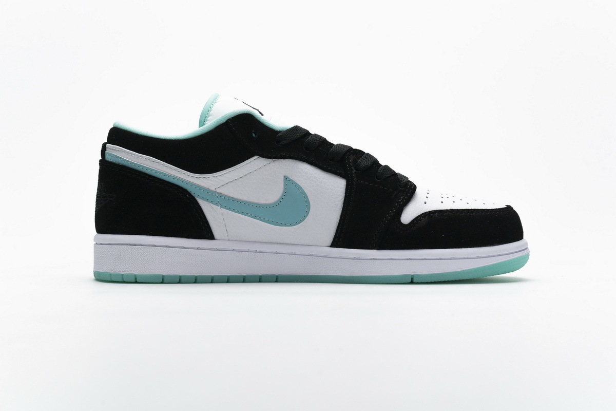 Air Jordan 1 Low Black Island Green White CQ9283-131