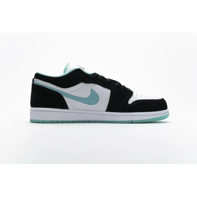 Air Jordan 1 Low Black Island Green White CQ9283-131 02
