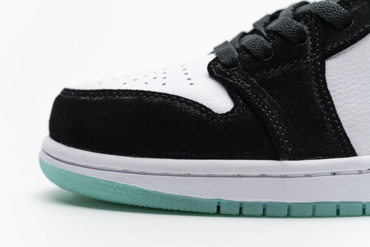 Air Jordan 1 Low Black Island Green White CQ9283-131