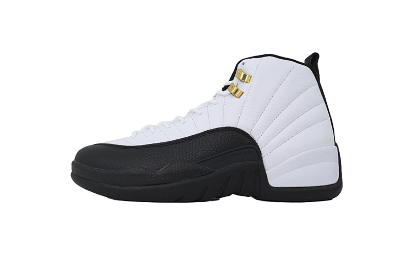 Air Jordan 12 Retro Preto e Dourado Metálico CT8013-117