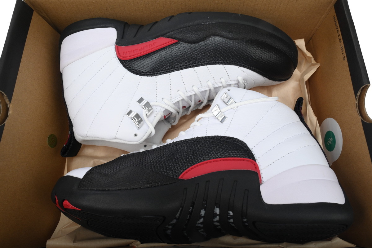 Nike Air Jordan 12 Retro Cherry White Black Red Men's Basketball Shoes Retro Sneakers CT8013-162 