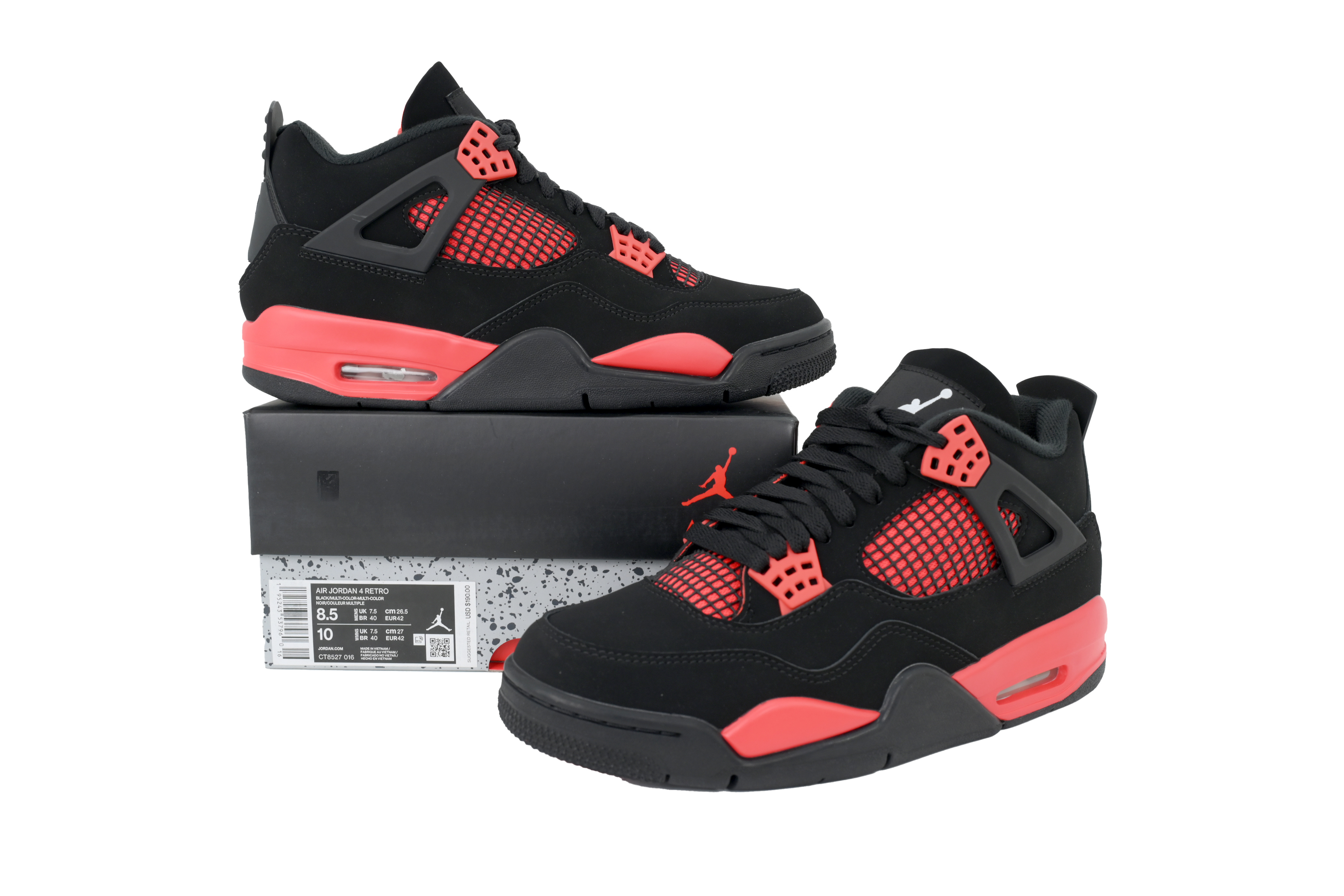  Air Jordan 4 Retro Red Thunder CT8527-016