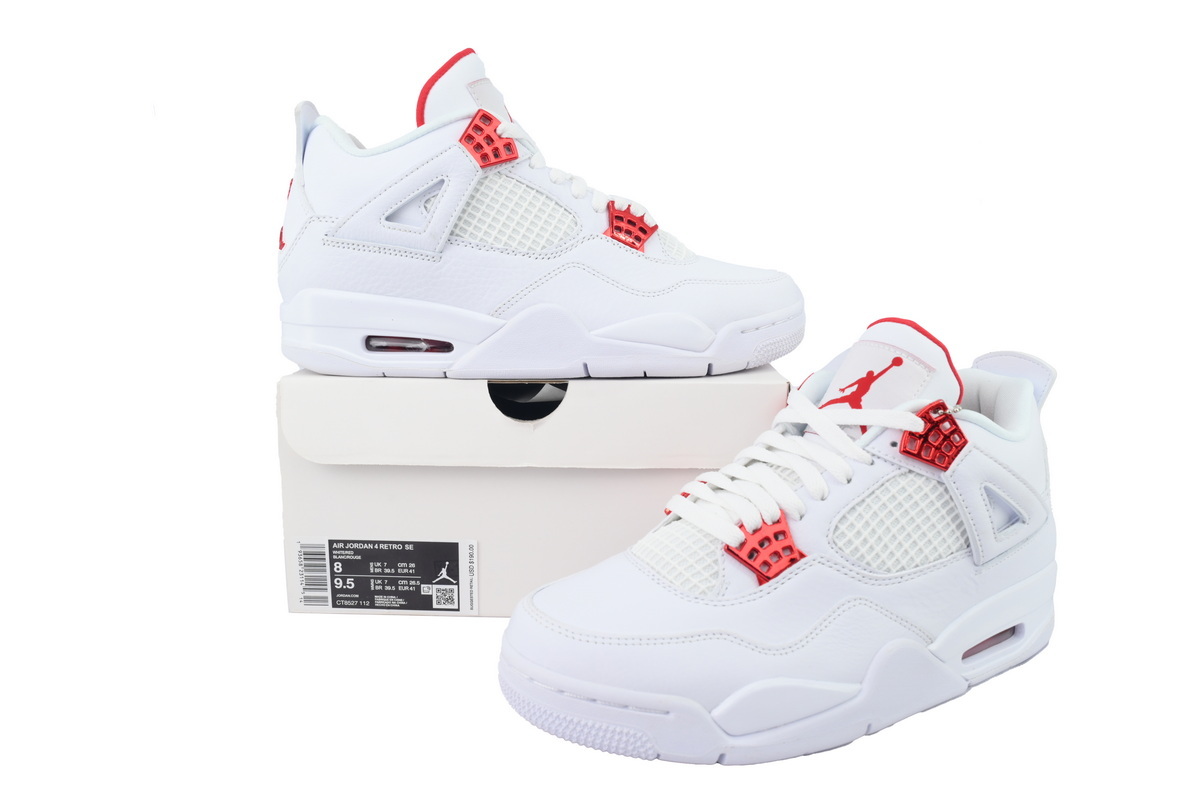  Air Jordan 4 Retro Metallic Red CT8527-112