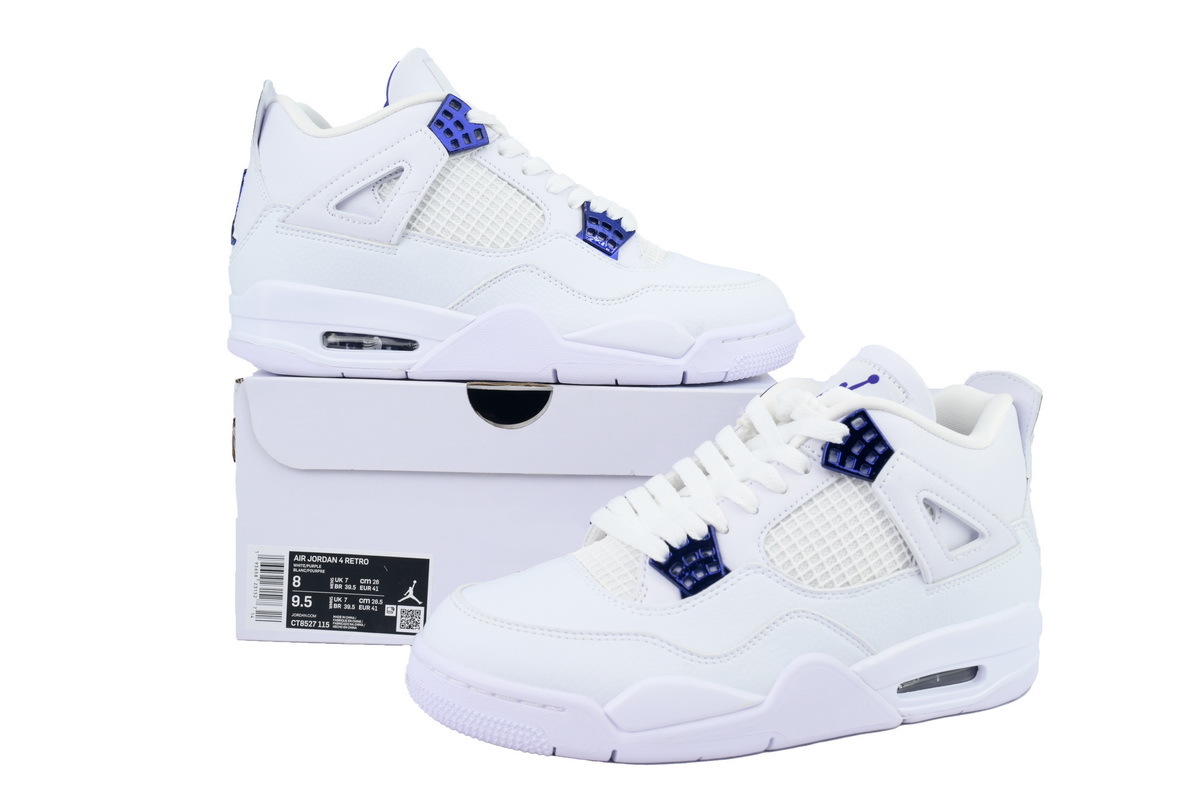  Air Jordan 4 Retro Roxo Metálico CT8527-115