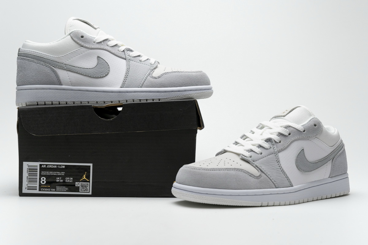 Air Jordan 1 Low Wolf Grey CV3043-100 