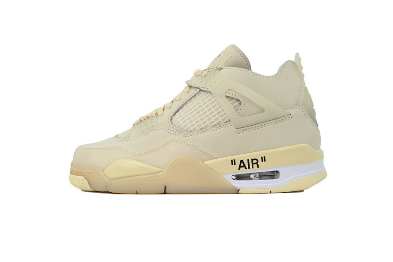  OFF White  Air Jordan 4 Sail CV9388-100