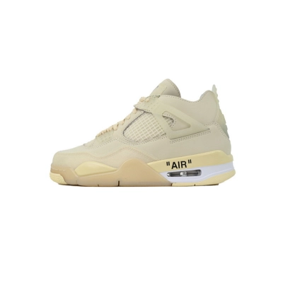  OFF White  Air Jordan 4 Sail CV9388-100 01