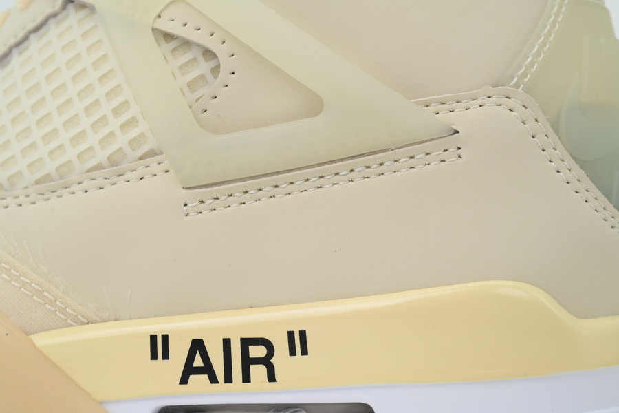  OFF White  Air Jordan 4 Sail CV9388-100