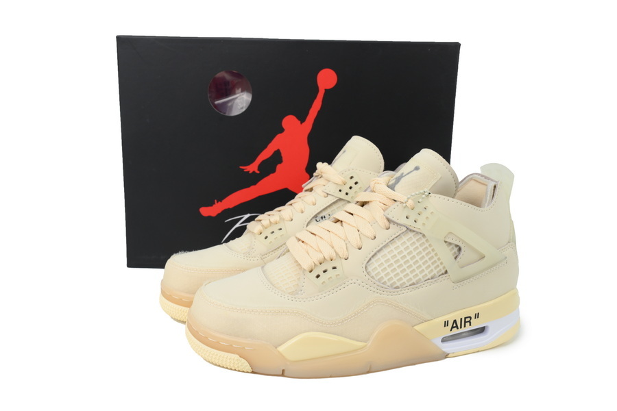  OFF White  Air Jordan 4 Sail CV9388-100