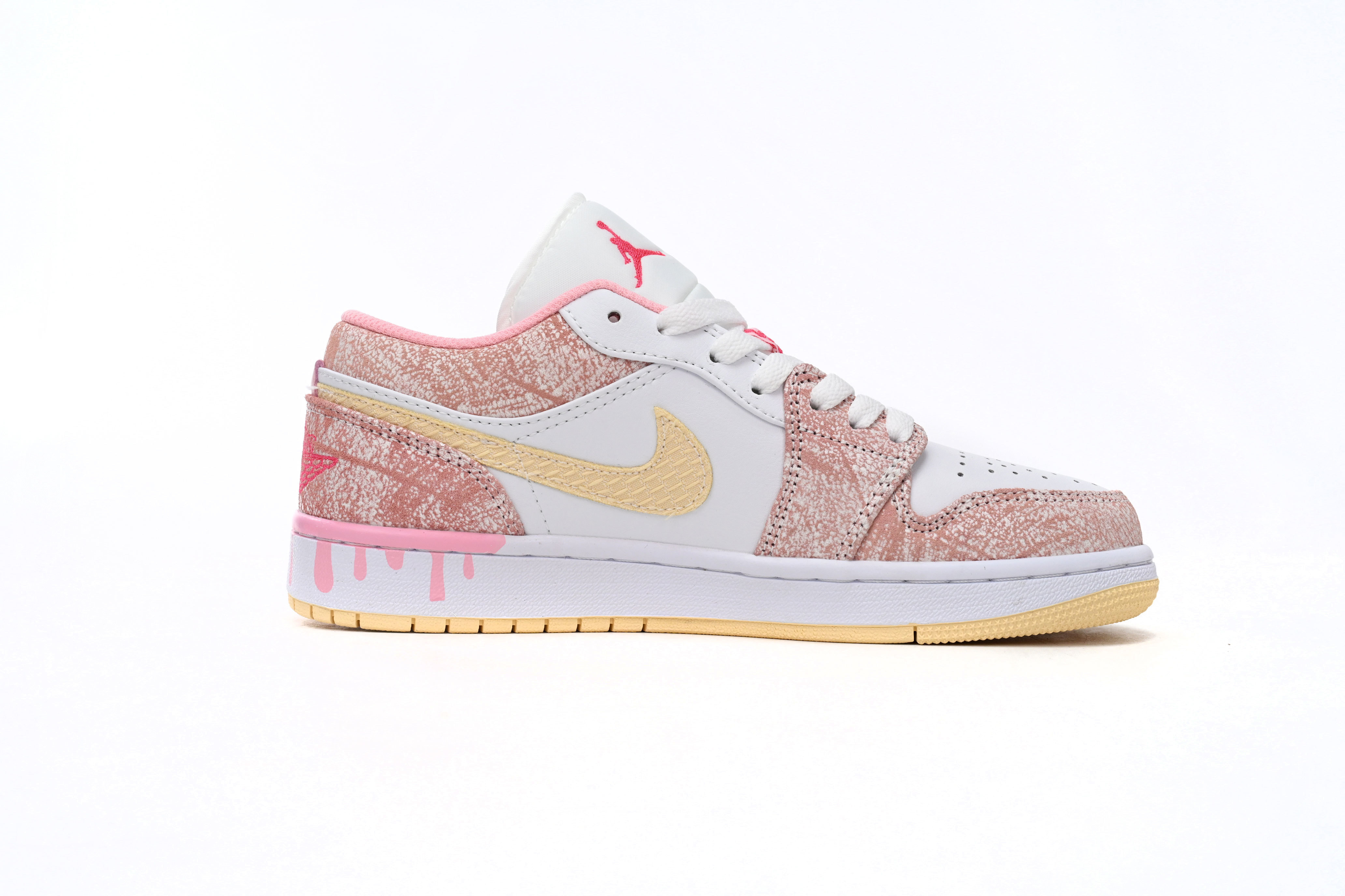 Air Jordan 1 Low SE GS Paint Drip CW7104-601 