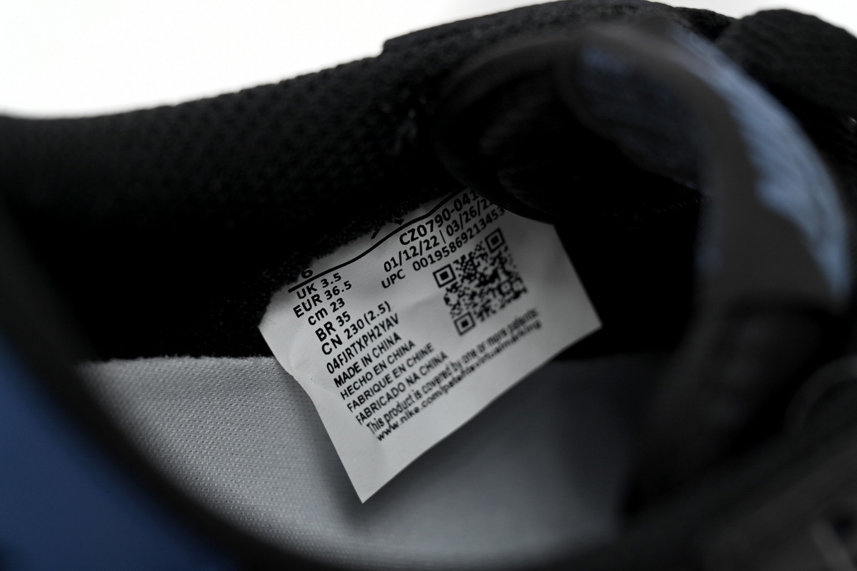 Air Jordan 1 Low Black Blue CZ0790-041