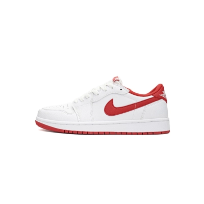 Air Jordan 1 Low OG White Red CZ0790-161  01