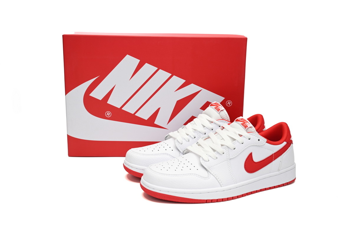 Air Jordan 1 Low OG White Red CZ0790-161 