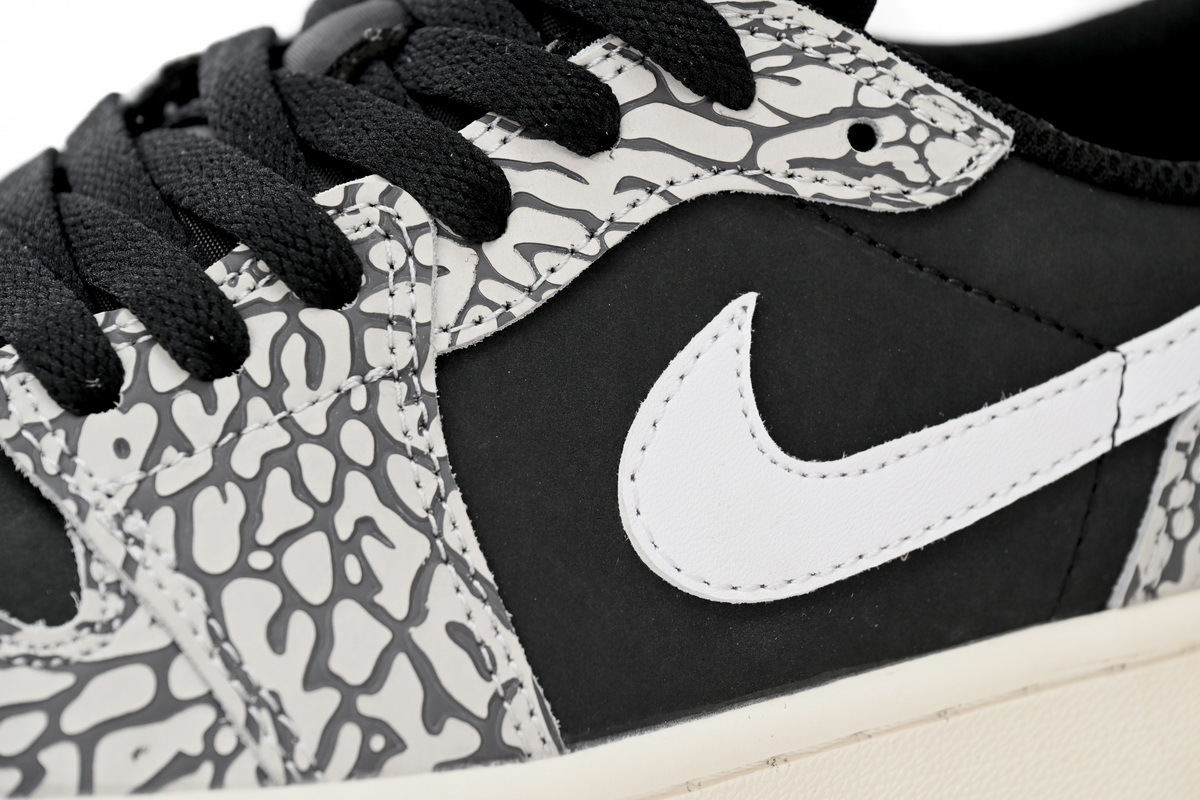 Travis Scott Air Jordan 1 Low Black Gray Burst CZ0858-001