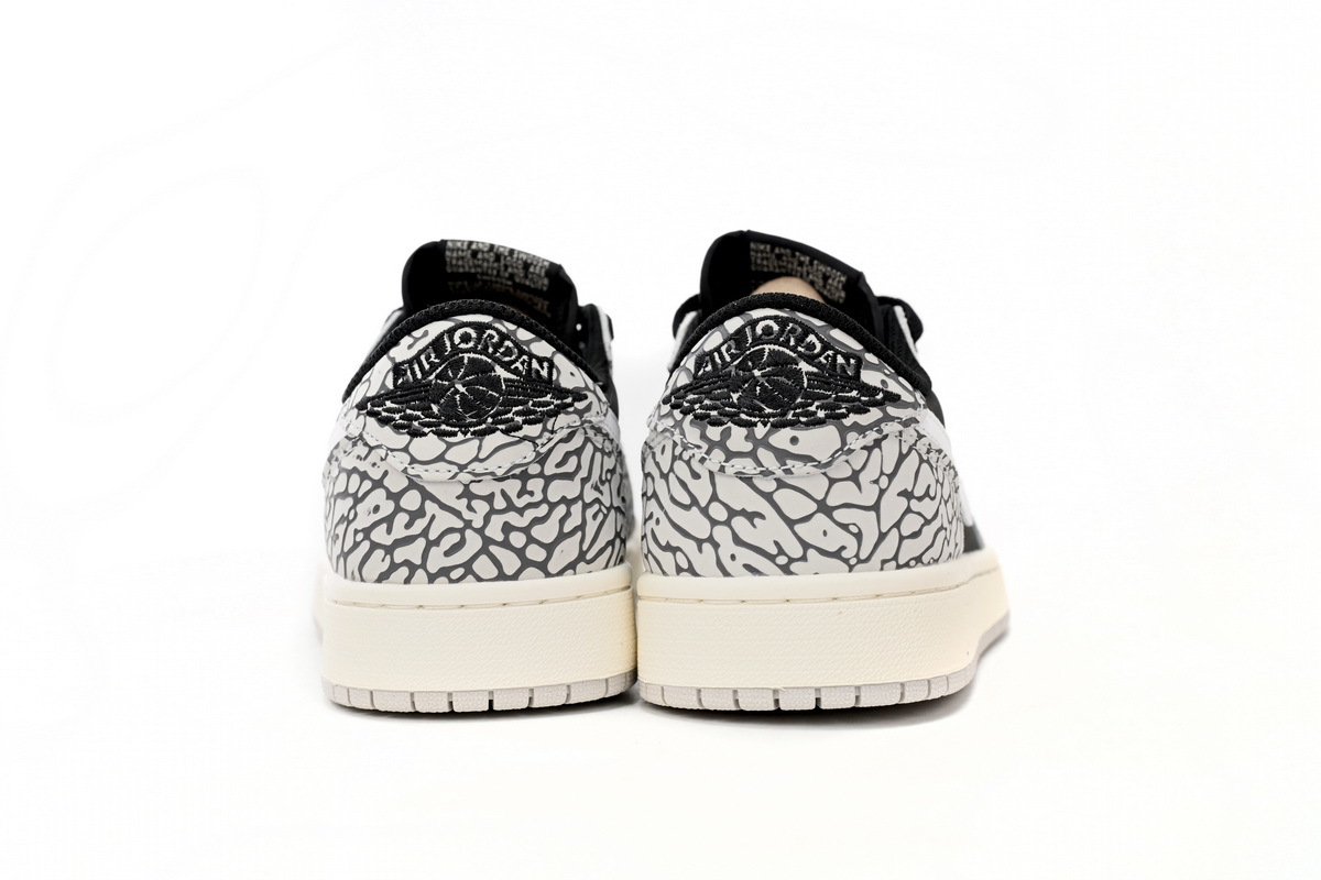Travis Scott Air Jordan 1 Low Black Gray Burst CZ0858-001