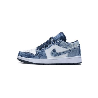 Air Jordan 1 Low SE Washed Denim CZ8455-100 01