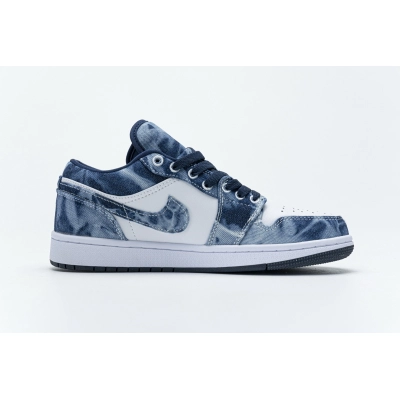 Air Jordan 1 Low SE Washed Denim CZ8455-100 02