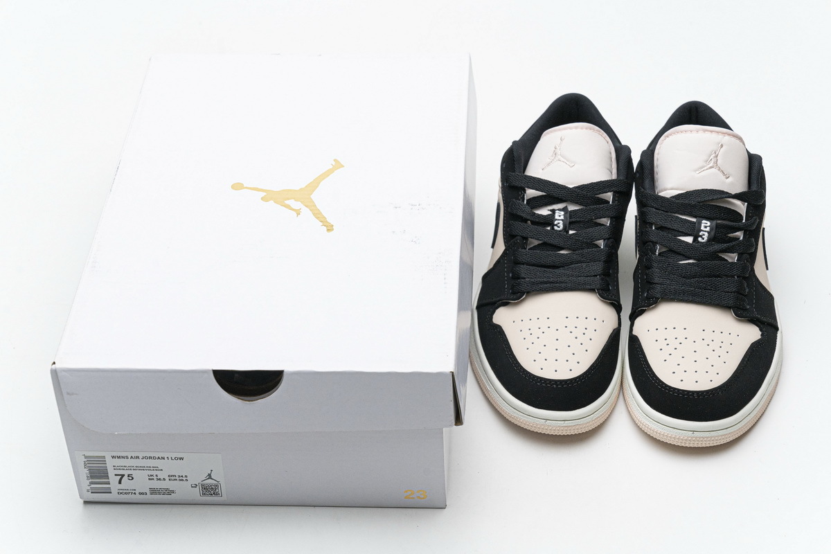 Air Jordan 1 Low Black Pink DC0774-003