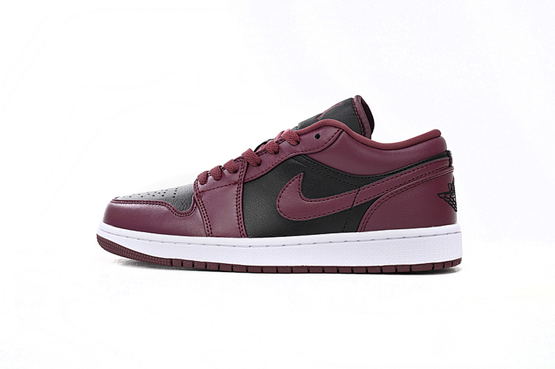 Air Jordan aj1 Low Retro Black Red DC0774-006