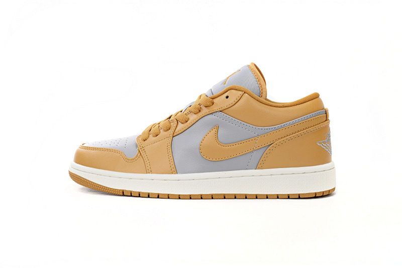 Travis Scott x Air Jordan 1 Low Grayish Yellow DC0774-020 