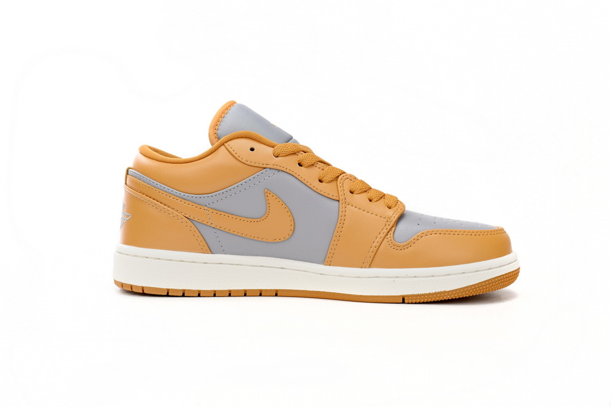 Travis Scott x Air Jordan 1 Low Grayish Yellow DC0774-020 