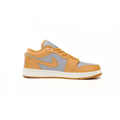 Travis Scott x Air Jordan 1 Low Grayish Yellow DC0774-020  02