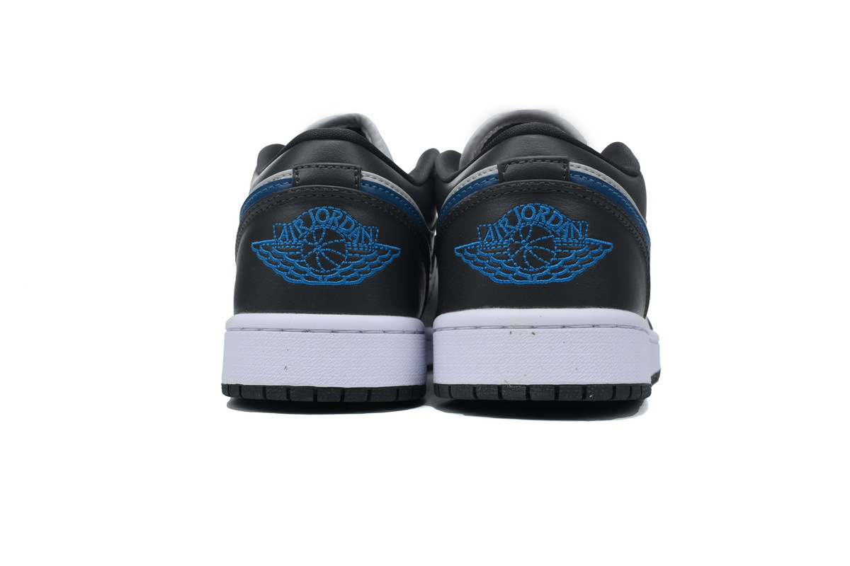 Air Jordan 1 Low Black White Deep Royal Blue DC0774-046