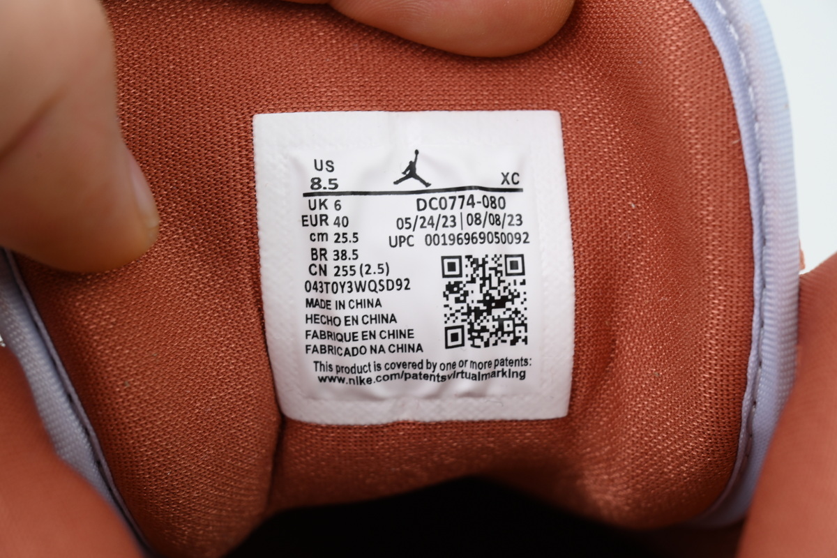 Air Jordan 1 Low WMNS White Peach DC0774-080