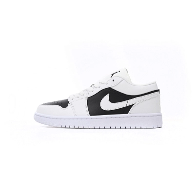 Air Jordan 1 Low Panda White Black Sneakers DC0774-100 01