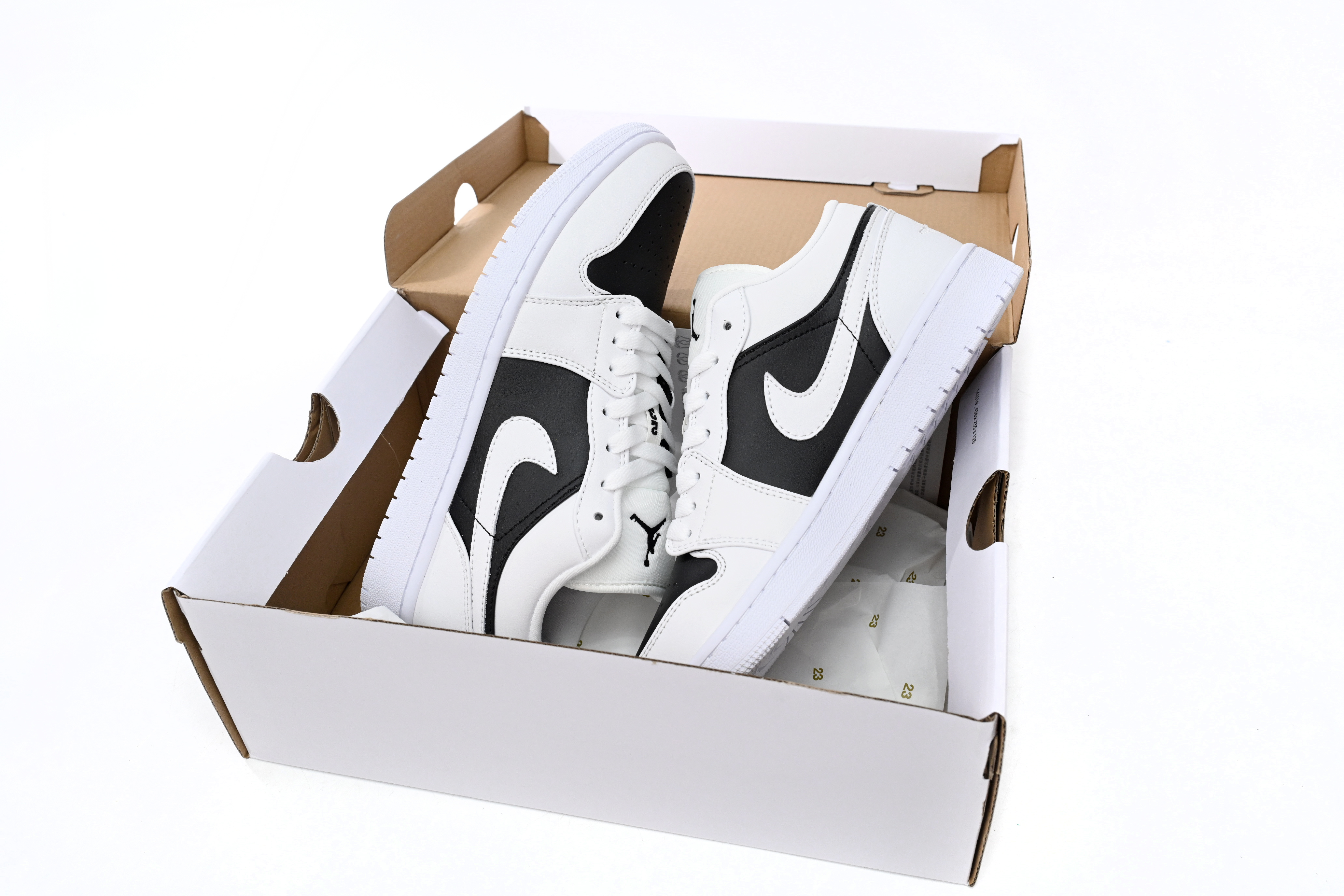 Air Jordan 1 Low Panda White Black Sneakers DC0774-100