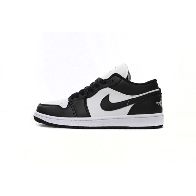 Air Jordan 1 Low Black And White DC0774-101 01