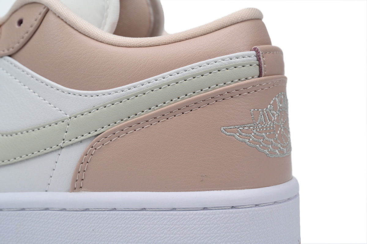 Air Jordan 1 Low White Varsity Red Black