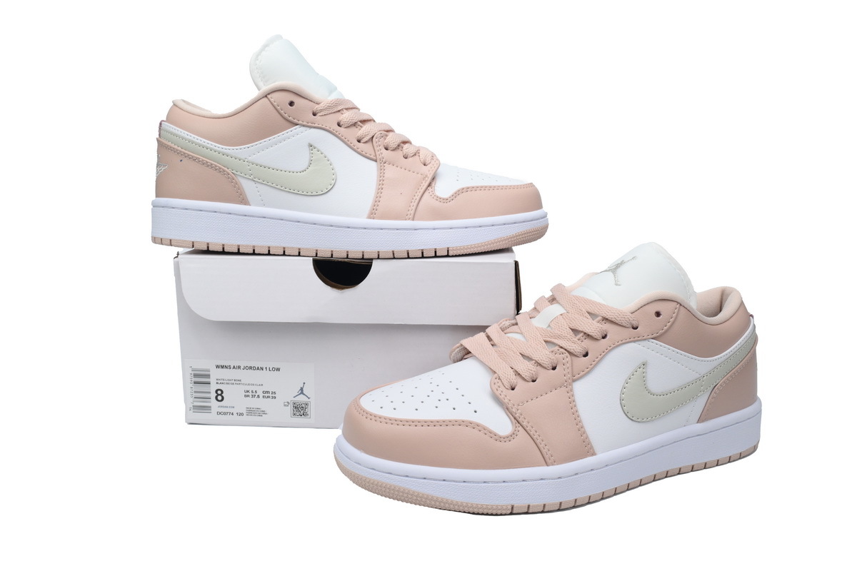 Air Jordan 1 Low White Varsity Red Black