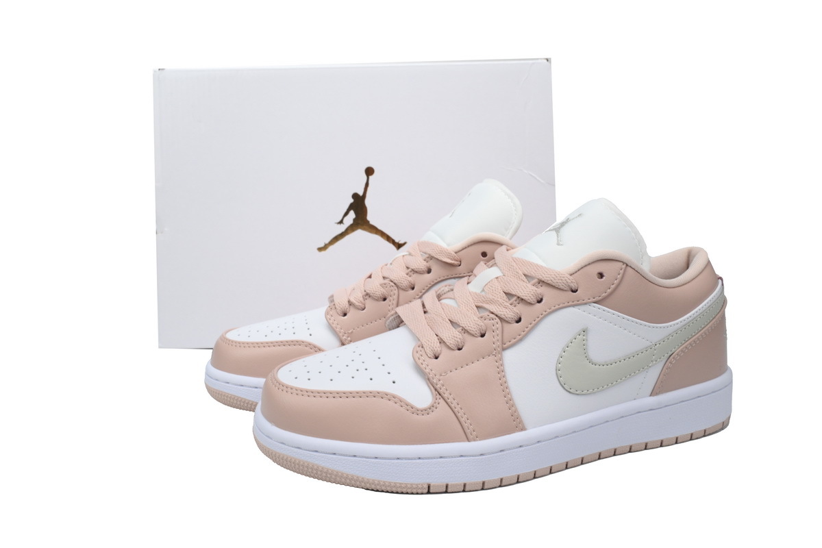 Air Jordan 1 Low White Varsity Red Black