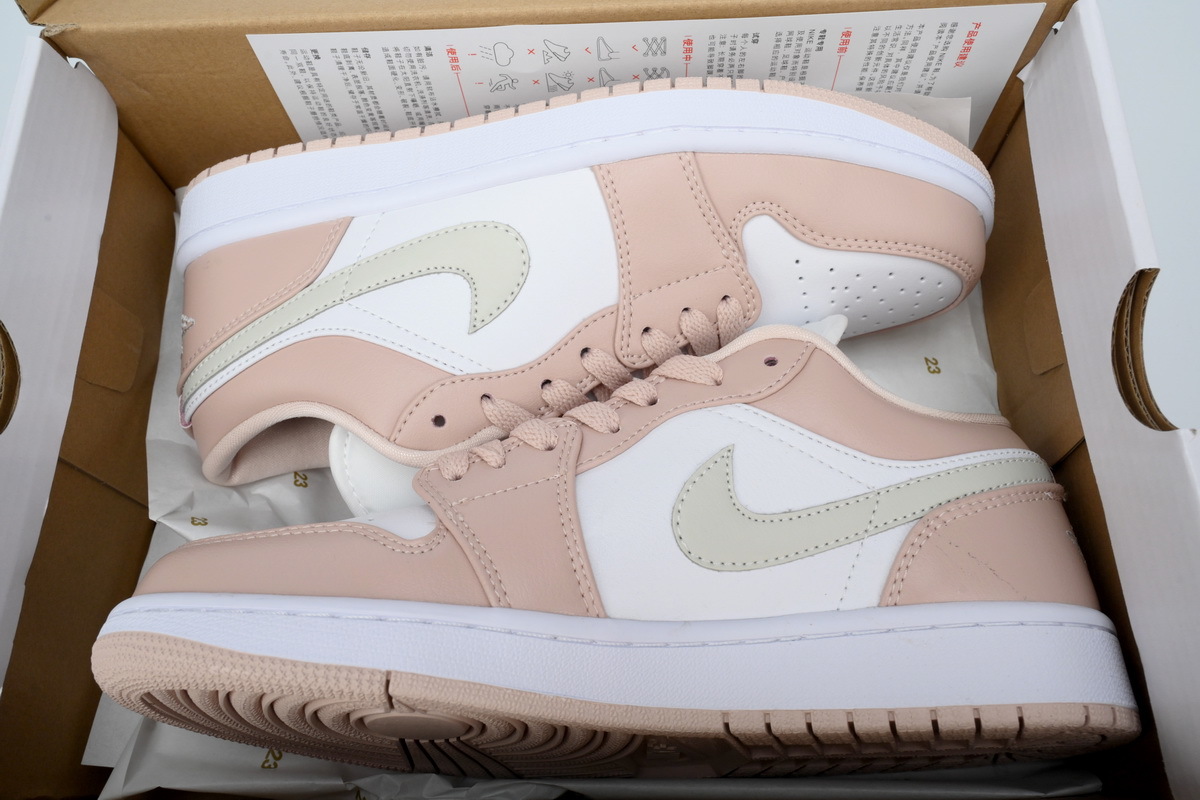 Air Jordan 1 Low White Varsity Red Black